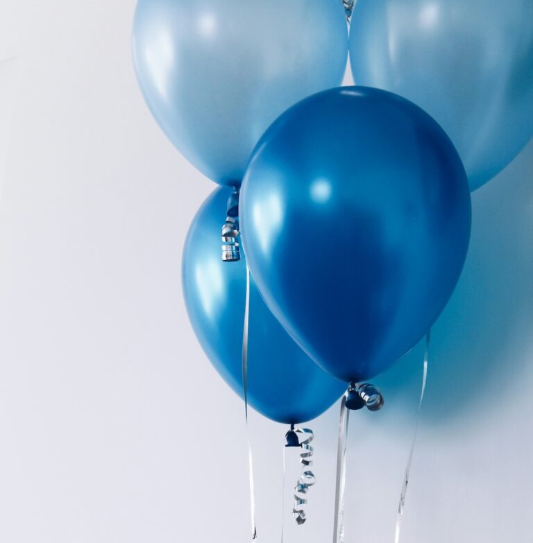 Blue balloons to celebrate Push to Walk state-of-the-art gym in Montvale, NJ