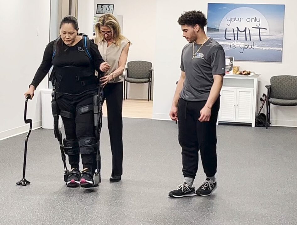 Push to Walk's outstanding technology of their exoskeleton to help patients walk.